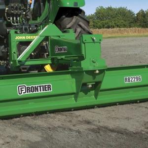 field image of Frontier RB22 series rear blade on a tractor