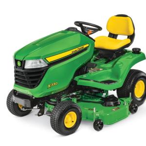 Studio image of X330 lawn tractor