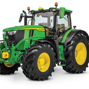 studio image of 6r 195 row crop tractor