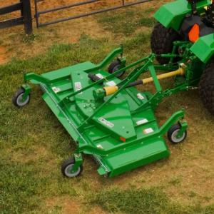 field image of Frontier™ GM21 grooming mower attached to a tractor