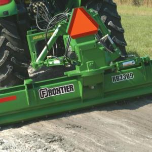 field image of Frontier RB23 series rear blade on a tractor