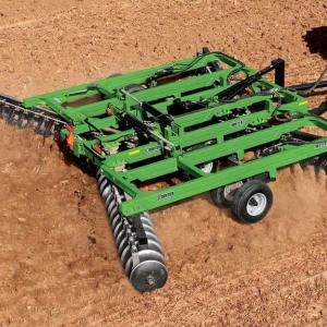 field image of Frontier TM51 series disk harrow on a tractor