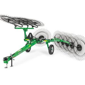 The Frontier WR3210 High-Capacity Carted Wheel Rake.